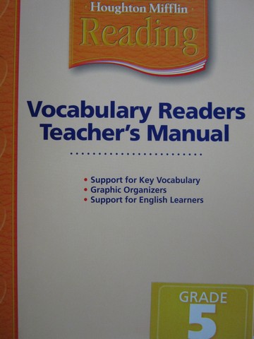 (image for) Reading 5 Vocabulary Readers Teacher's Manual (TE)(P)
