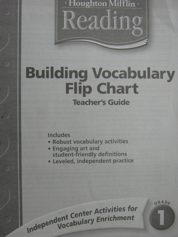 (image for) Reading 1 Building Vocabulary Flip Chart Teacher's Guide (TE)(P)