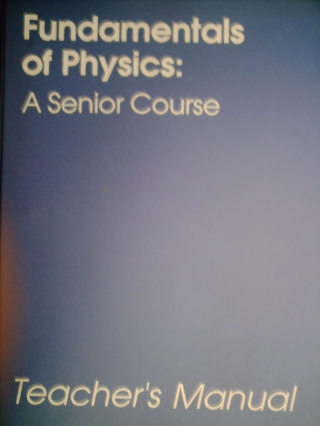 (image for) Fundamentals of Physics A Senior Course TM (TE)(Binder)