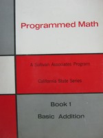 (image for) Programmed Math Book 1 Basic Addition (CA)(P) by Sullivan