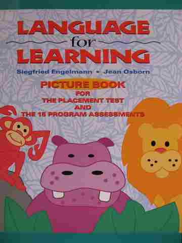 (image for) Language for Learning Picture Book for Placement Test & The 15 Program Assessments (P)