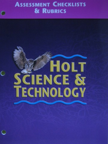 (image for) Holt Science & Technology Assessment Checklists & Rubrics (P)
