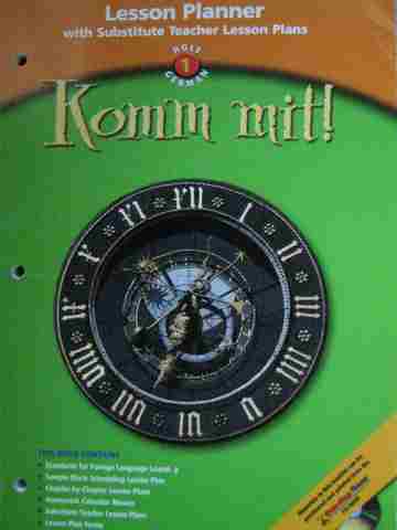 (image for) Komm mit! 1 Lesson Planner with Substitute Teacher Lesson Plans (P) by Didsbury