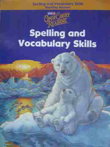 (image for) SRA Open Court Reading 4 Spelling & Vocabulary Skills BLM (P)