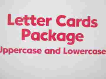 (image for) SRA Open Court Reading K-1 Letter Cards Package (Box)