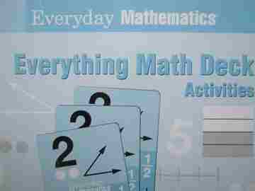 (image for) Everyday Mathematics Everything Math Deck Activities (Spiral)