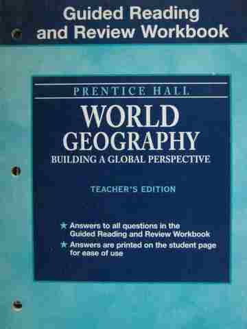 (image for) World Geography Building a Global Perspective Guided Reading & Review Workbook TE (TE)(P)