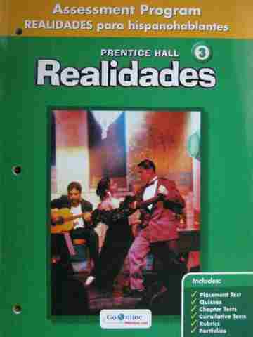 (image for) Realidades 3 Assessment Program on Blackline Masters (P)