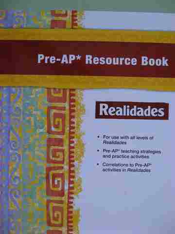 (image for) Realidades Digital Edition Pre-AP Resource Book (P) by Wilbur, Hendrie, & Pettigrew