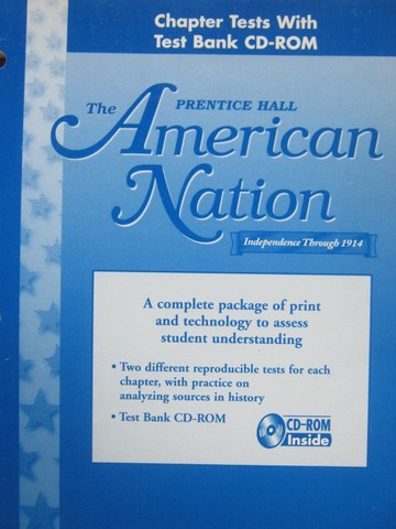 (image for) American Nation Chapter Tests with Test Bank CD-ROM (P)