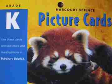 (image for) Harcourt Science K Picture Cards (Card)(Pk)