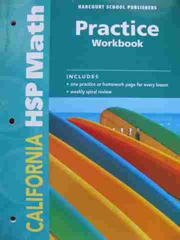 (image for) California HSP Math 3 Practice Workbook (CA)(P)