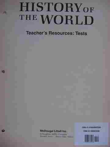 (image for) History of the World the Modern Era Tests (Loose Leaf)