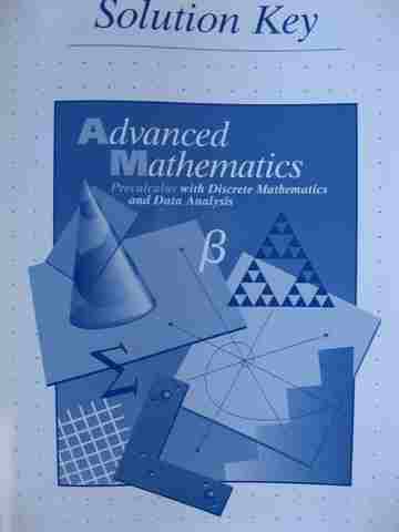 (image for) Advanced Mathematics Precalculus with Discrete Mathematics & Data Analysis Solution Key (P)