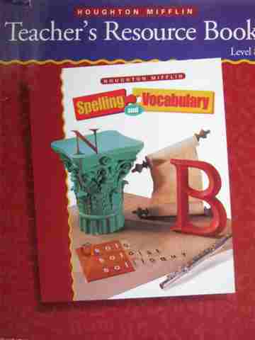 (image for) Spelling & Vocabulary 8 Teacher's Resource Book (TE)(P)