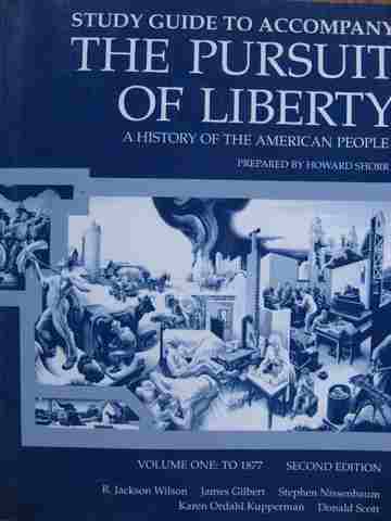 (image for) Pursuit of Liberty 2nd Edition Volume 1 Study Guide (P) by Shorr
