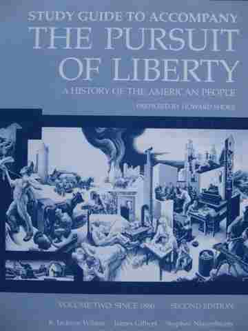 (image for) Pursuit of Liberty 2nd Edition Volume 2 Study Guide (P) by Shorr