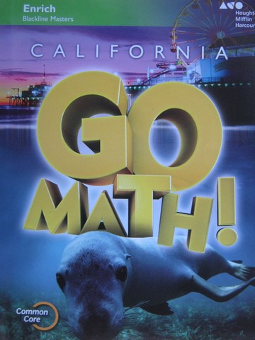 (image for) California Go Math! 1 Common Core Enrich Blackline Masters (P)