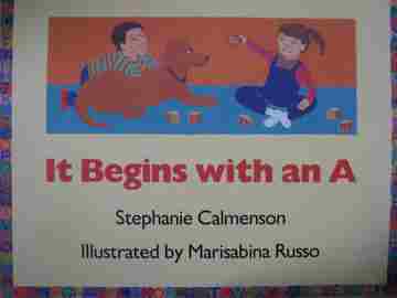 (image for) It Begins with an A (P)(Big) by Stephanie Calmenson