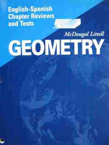 (image for) Geometry English-Spanish Chapter Reviews & Tests (P)