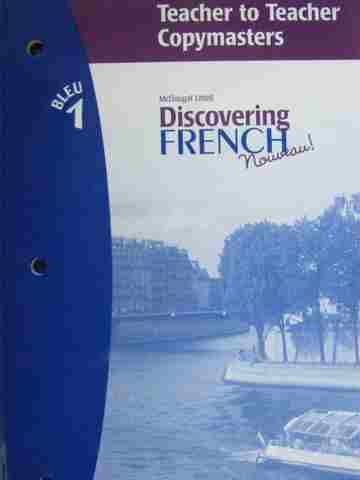 (image for) Discovering French Nouveau! Bleu 1 Teacher to Teacher Copymasters (P)