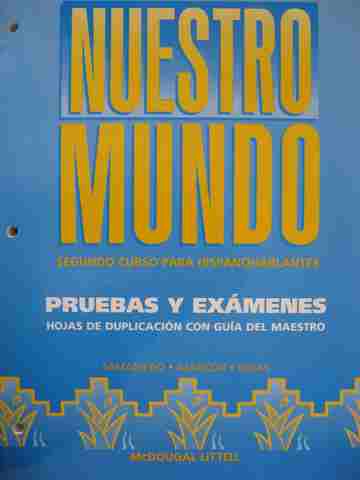(image for) Nuestro mundo Segundo curso Pruebas y examenes (TE)(P)