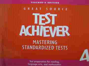 (image for) Test Achiever Grade 4 TE (TE)(P)
