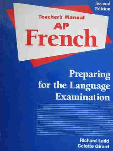 (image for) AP French Preparing for the Language Examination 2nd Edition TM (TE)(P)