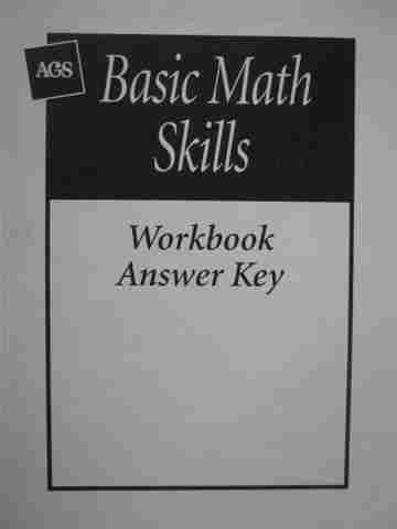 (image for) AGS Basic Math Skills Workbook Answer Key (P)