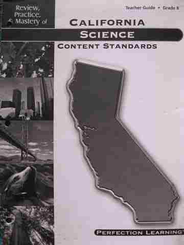 (image for) Review Practice & Mastery of California Science 8 TG (CA)(TE)(P)