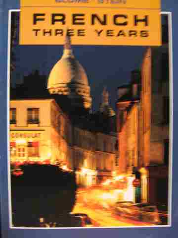 (image for) French 3 Years Workbook (P) by Eli Blume & Gail Stein
