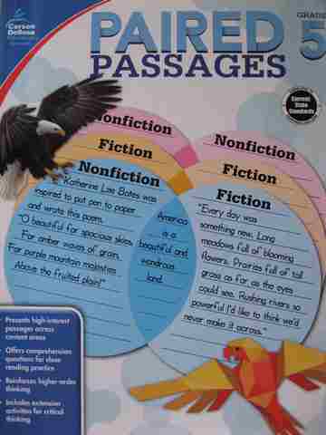 (image for) Paired Passages Grade 5 (P) by Kristina L Biddle