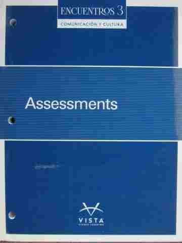 (image for) Encuentros Comunicacion y cultura 3 Assessments (P) by Jose A Blanco