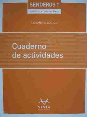 (image for) Senderos 1 Cuaderno de actividades TE (TE)(P)