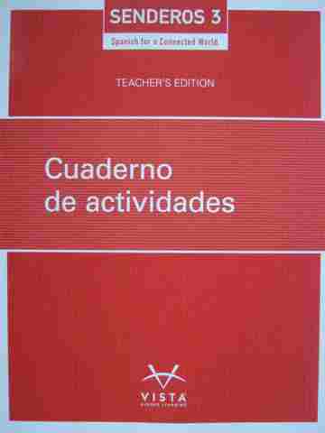 (image for) Senderos 3 Cuaderno de actividades TE (TE)(P)