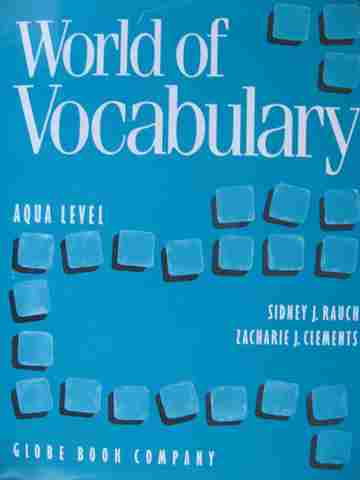 (image for) World of Vocabulary Aqua Level 3e (P) by Rauch, Clements, & Schoenholz