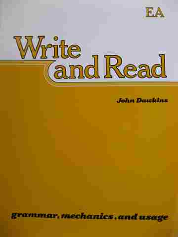 (image for) Write & Read EA (P) by John Dawkins