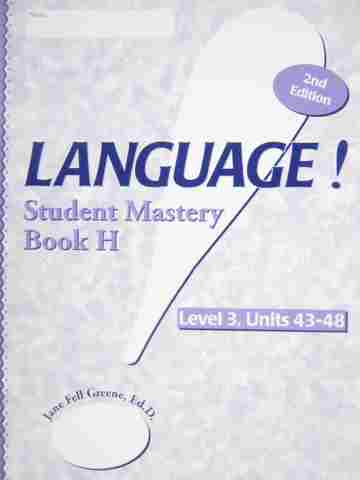 (image for) Language! 2e Level 3 Book H Student Mastery (P) by Greene