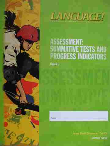 (image for) Language! 3rd Edition Book C Summative Tests & Progress Indicators (P)