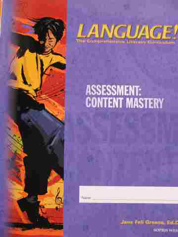 (image for) Language! 3rd Edition Book E Content Mastery (P) by Jane Fell Greene