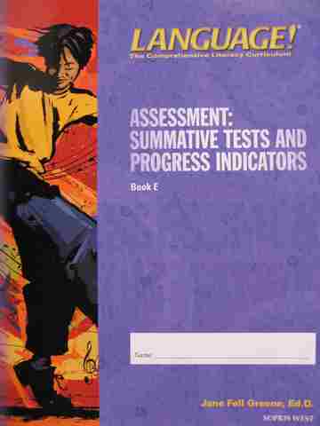 (image for) Language! 3rd Edition Book E Summative Tests & Progress Indicators (P)