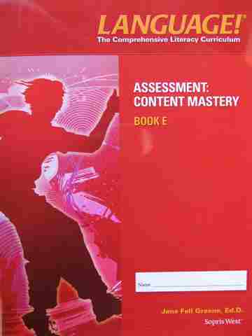 (image for) Language! 4th Edition Book E Content Mastery (P) by Jane Fell Greene