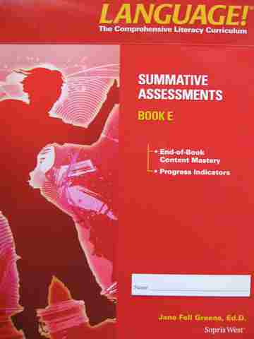 (image for) Language! 4th Edition Book E Summative Assessments (P) by Greene