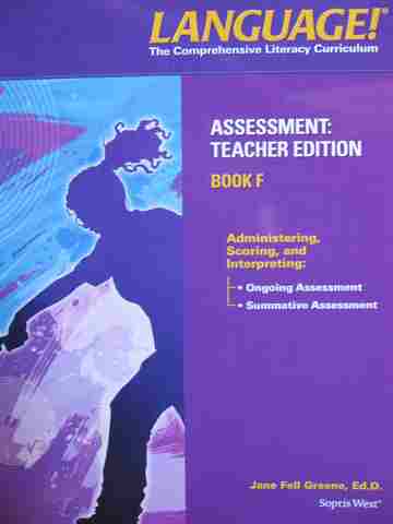 (image for) Language! 4th Edition Book F Assessment TE (TE)(P) by Greene