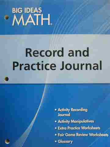 (image for) Big Ideas Math Course 3 Record & Practice Journal (P) by Larson & Boswell