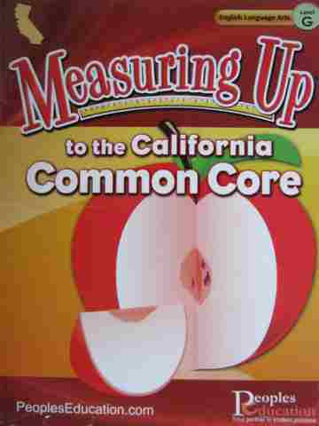 (image for) Measuring Up Common Core English Language Arts Level G (CA)(P)