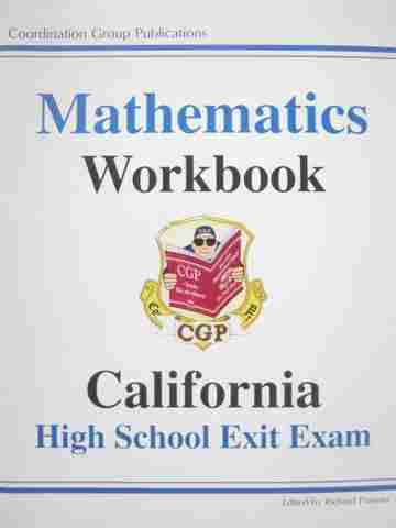 (image for) CGP Mathematics Workbook for CAHSEE (CA)(P)