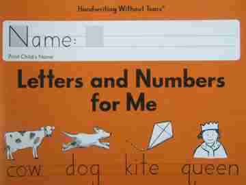 (image for) Letters & Numbers for Me 6th Edition (P)