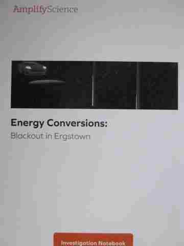 (image for) Amplify Science 4 Energy Conversions Investigation Notebook (P)