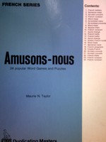 (image for) Amusons-nous 24 Popular Word Games & Puzzles (P) by Taylor
